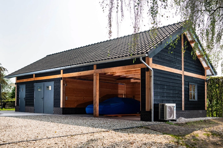 Houtbouw Tuinkamer Grote Schuur Nuenen